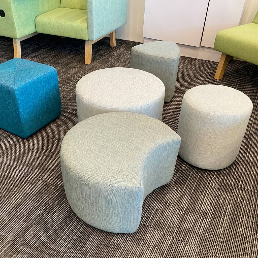 pouffe lima, large, moon, levant 615