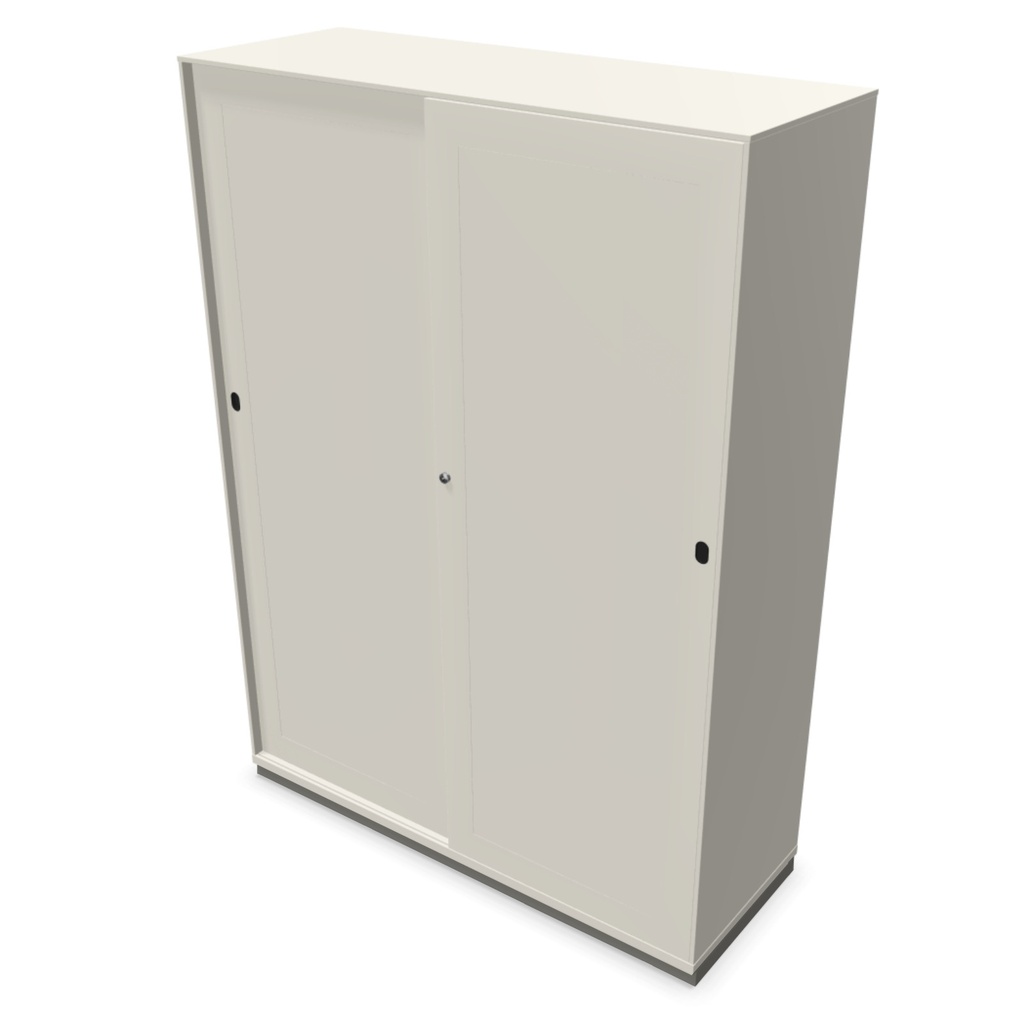 2-store sliding door cabinet 120x165x45 white
