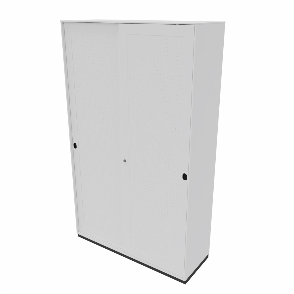 2-store sliding door cabinet 120x200x45 white