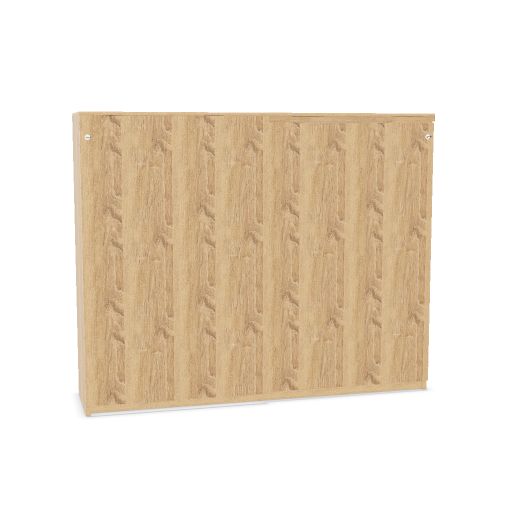 Opbergen M-store sliding door cabinet 160x160x50cm (Color body : N - Bardolino Oak | Color door : N - Bardolino Oak | Color top : N - Bardolino Oak)