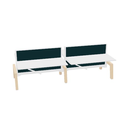 Max Hybrid 4x 160x75cm (Leg Type: Wood | Leg Colour: Ash | Frame Colour: White | Top color: White | Range: 80 - Fiji | Colour: 16 Pleco (YA313) | Priceclass: Fabric range 1 | Adjustabilty: Height adjustable)