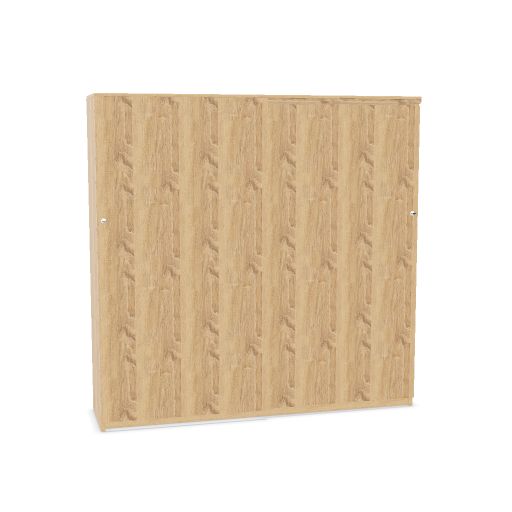 SH M-store sliding door cabinet 195x200x50cm (Color body : N - Bardolino Oak | Color door : N - Bardolino Oak | Color top : N - Bardolino Oak)