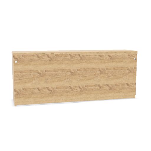 SH M-store sliding door cabinet 78x200x50cm (Color body : N - Bardolino Oak | Color door : N - Bardolino Oak | Color top : N - Bardolino Oak)