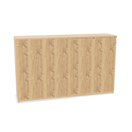 Opbergen M-store sliding door cabinet 120x200x50cm (Color body : N - Bardolino Oak | Color door : N - Bardolino Oak | Color top : N - Bardolino Oak)