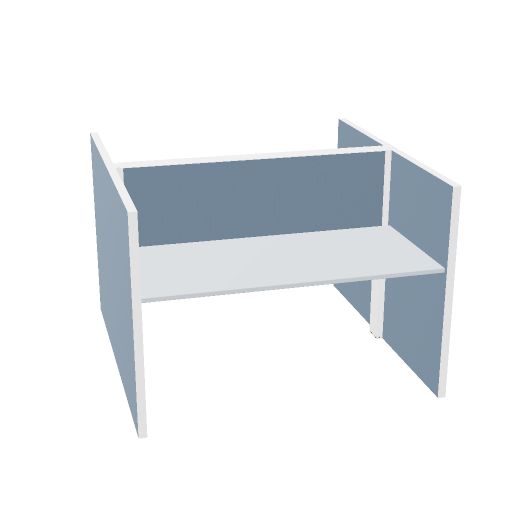 MAX Screen Range 160x75cm + 160x75cm (du (Leg Colour: White | Top color: Grey | Range: 80 - Fiji | Colour: 07 Blue Dolphin (YA302) | Priceclass: Fabric range 1 | Adjustabilty: Height adjustable)