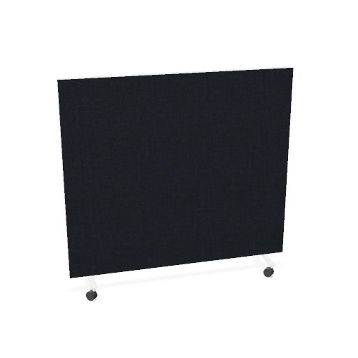 myscreen 140 x 160 cm (Model: Voet op wilen | Akoestische vulling: Akoestische vulling | Framekleur : Wit | Stoffering : 88 - Harmony | Stof Kleur: 603 | Prijsklasse: Stofgroep 1)
