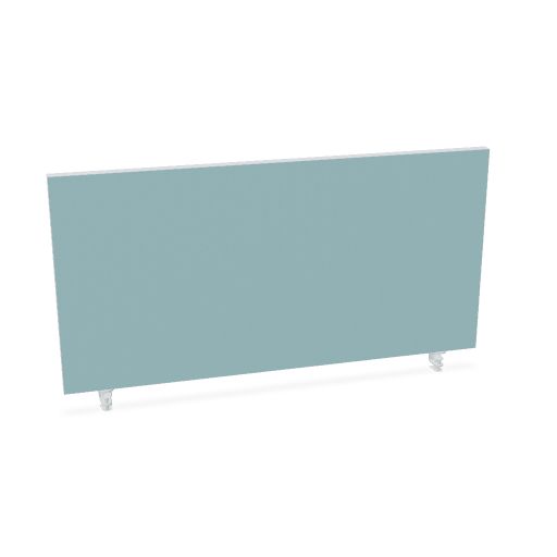 myscreen 80 x 160 cm (Model: Bladklem | Akoestische vulling: Zonder akoestische vulling | Framekleur : Zilver | Stoffering : 38 - Saphire | Stof Kleur: 607 Sapphire | Prijsklasse: Stofgroep 1)