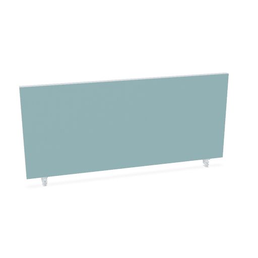 myscreen 80 x 180 cm (Model: Bladklem | Akoestische vulling: Zonder akoestische vulling | Framekleur : Zilver | Stoffering : 38 - Saphire | Stof Kleur: 607 Sapphire | Prijsklasse: Stofgroep 1)