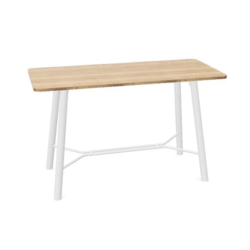 Workways Meet-up! (Tafelblad kleur: DF - Halifax Oak | poten: Wit)