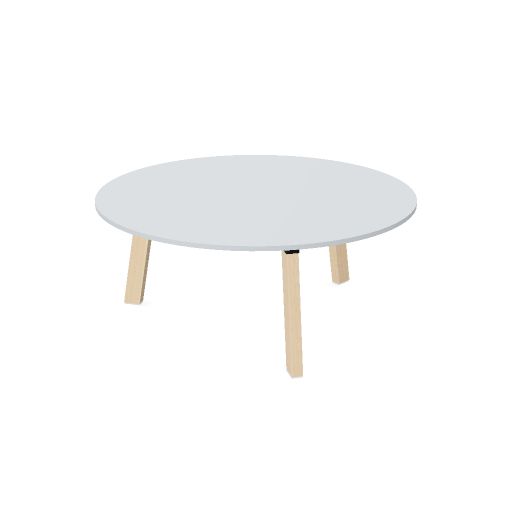 Hybrid table round 180cm (Worktop Colour: Grey | Leg Colour: Hollands Essen)