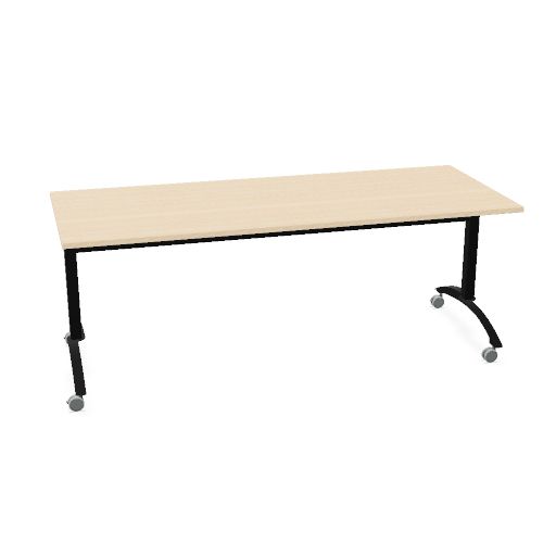 Pitch frame 2000mm width (Colour : 70 - Black | Top decor : 0E - Light Oak)