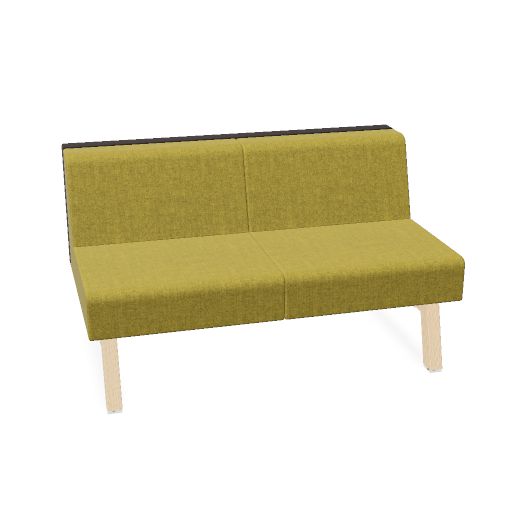 Two Seater - Laag (Pootkleur : Hollands Essen | Fabrikant: Markant | Range: Harmony | Material colour: 401 | Prijsklasse: Stofgroep 1 | Material colour: 104)