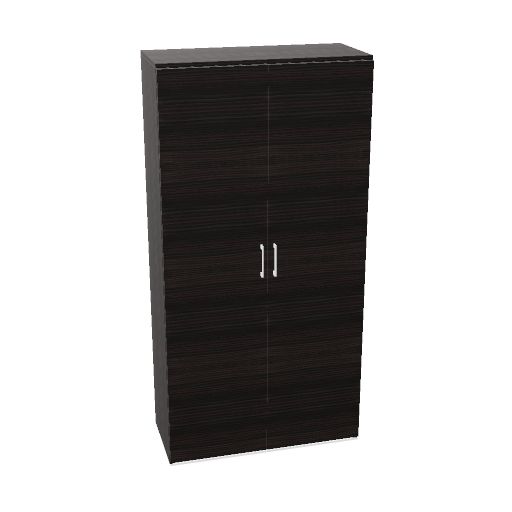 M-Store draaideurkast 195x99 cm (Kleur romp : Hacienda zwart | Kleur deur : Hacienda zwart | Bladdecor : Hacienda zwart)
