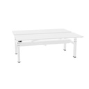 Matrix Pro 200x75cm + 200x75cm (duo desk) (Top color: K - White | Leg Colour: 4 - White)