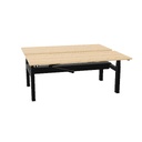 Matrix Pro 180x75cm + 180x75cm (duo desk) (Top color: N - Bardolino Oak | Leg Colour: 1 - Black)