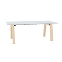 Hybrid Hybrid table low 200cm (Worktop Width: 100 cm | Worktop Colour: Grey | Leg Colour: Hollands Essen)