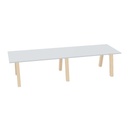 Hybrid table low 320cm (Worktop Width: 100 cm | Worktop Colour: Grey | Leg Colour: Hollands Essen)
