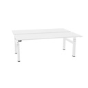 Matrix Pro 200x75cm + 200x75cm (duo desk) (Top color: K - White | Leg Colour: 4 - White)
