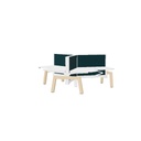 Max Hybrid 3x wing (Leg Type: K - Wood | Leg Colour: Ash | Frame Colour: 4 - White | Top color: K - White | Range: 80 - Fiji | Colour: 16 Pleco (YA313) | Priceclass: Fabric range 1 | Adjustabilty: E-drive)