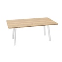 Workways Meet! (Tafelblad kleur: DF - Halifax Oak | poten: Wit)