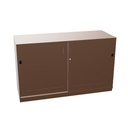 2-Store Acoustic 120 x 72 (Cabinet Color: Pale Brown | Material Doors: Powder Coated | Powder Coated Color: Pale Brown)