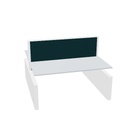 MAX Panel Range 160x75cm + 160x75cm (duo (Pootkleur : Wit | Bladdecor: Grijs | Paneel decor: Wit | Range: 80 - Fiji | Kleur: 16 Pleco (YA313) | Priceclass: Stofgroep 1 | Verstelbaarheid: Hoogte instelbaar)