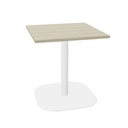 Tom square column, square base, white, r (Top: Yes | Size: S070 Square 70x70cm | Decor: Driftwood)